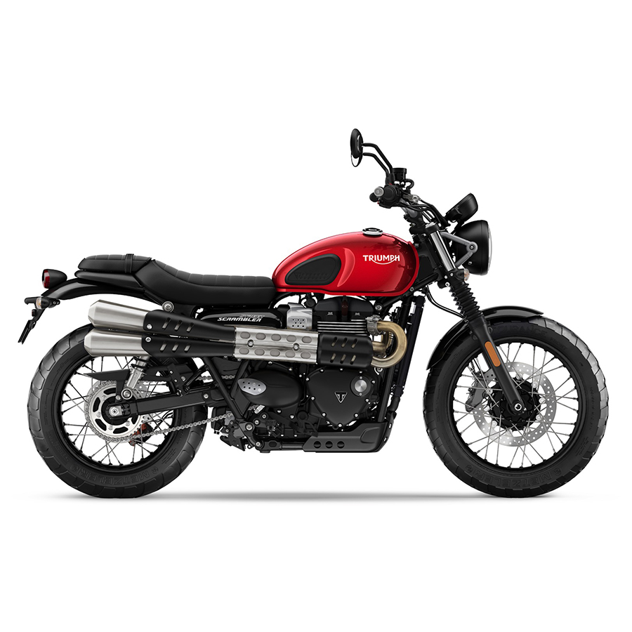 Xe Môtô Triumph Street Scrambler 900 - Đỏ Đô