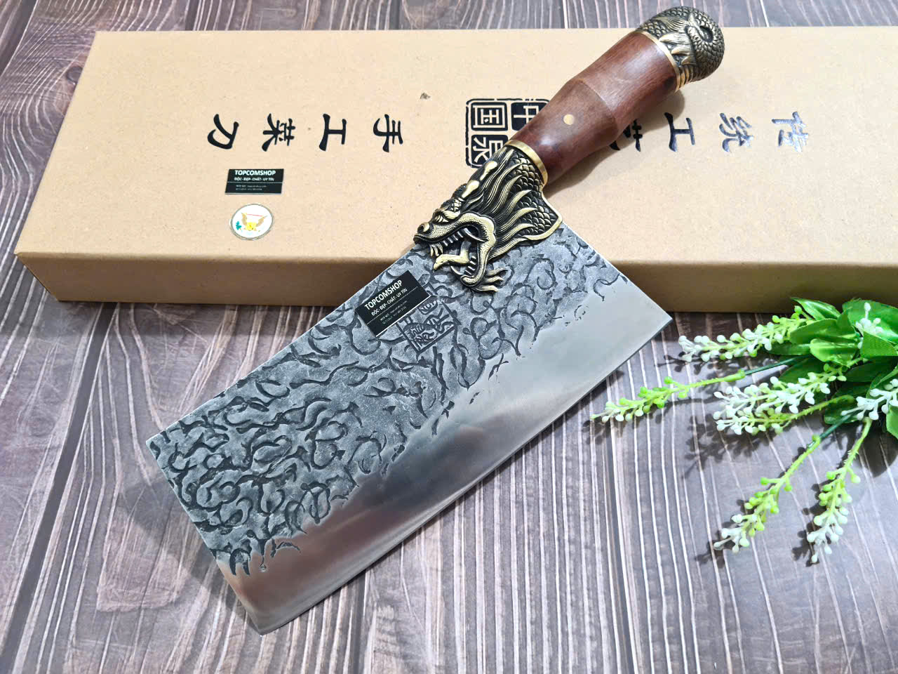 DAO BẾP - DAO THÁI KHÂU RỒNG MÃ A7 DT152 NT topcomshop vn