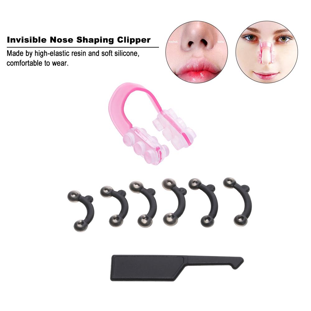 3 cặp dụng cụ Kẹp Mũi, Nâng và tạo hình mũi không cần phẫu thuật, bằng nhựa và silicone cao cấp