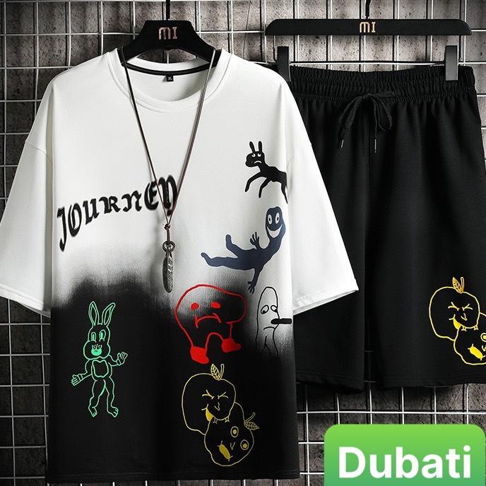 BỘ QUẦN ÁO NAM THỂ THAO HỌA TIẾT MA JOURNEY CAO CẤP THỜI TRANG TRẺ TRUNG- DUBATI FASHION