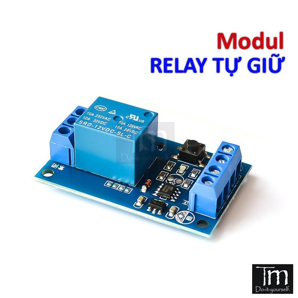 Modul Bật Tắt Relay Tự Giữ Thay Thế Công Tắc Cơ