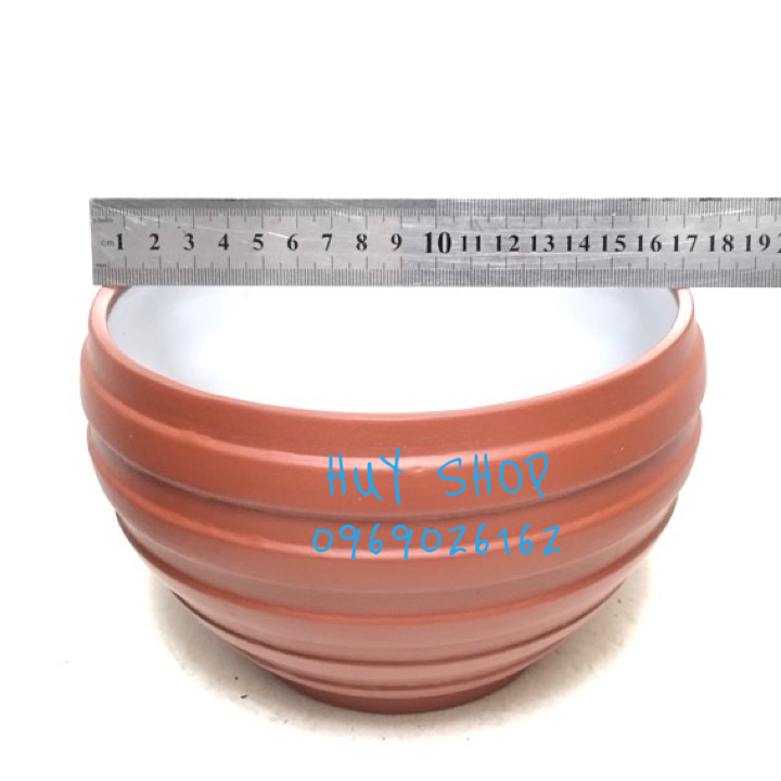 Chậu Gốm Sứ TRÒN  trồng cây tiểu cảnh