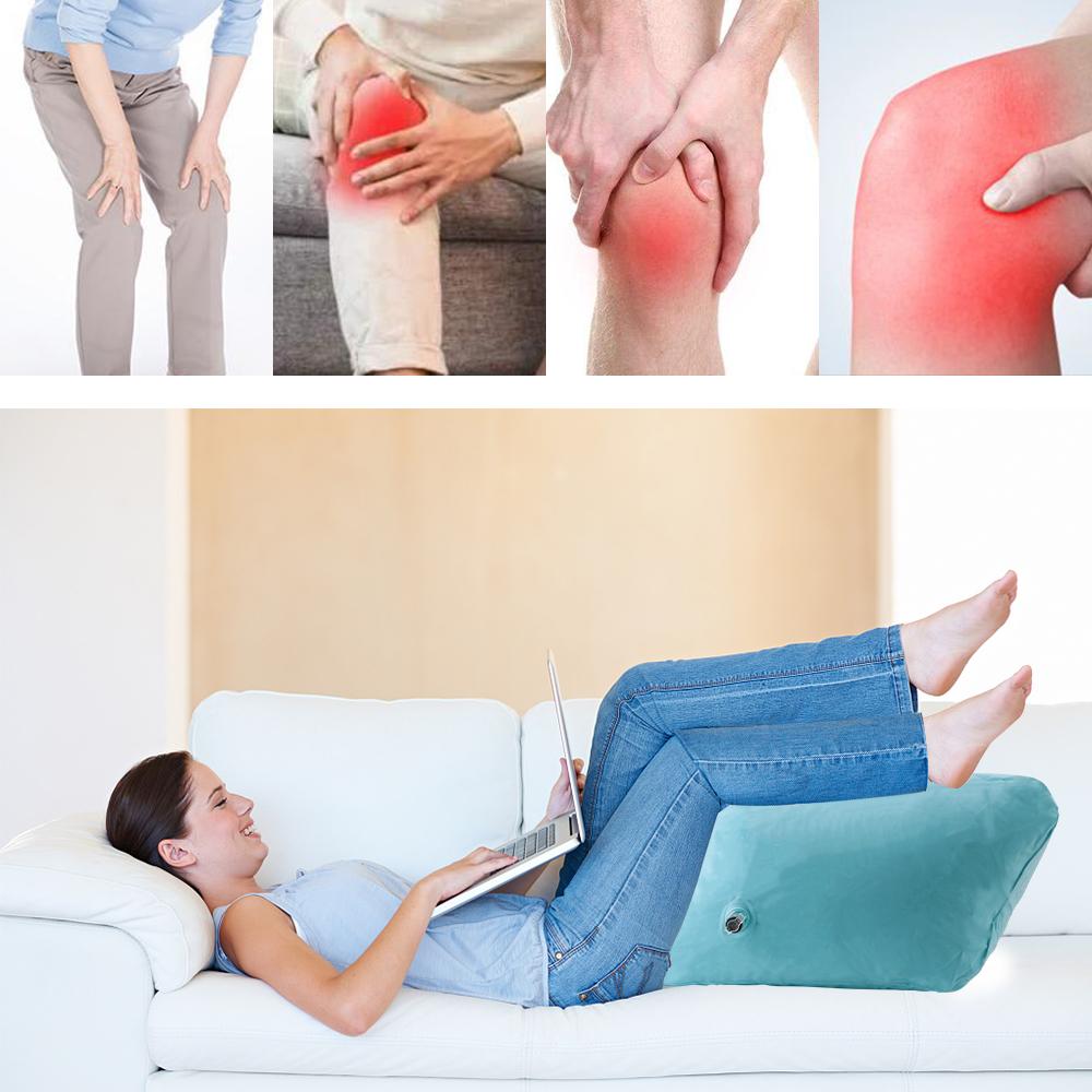 HILIFE PVC Còn Lại Gối Đệm Mềm Mại Di Động Đầu Gối Gối Bà Bầu Chân Nâng Bơm Hơi Chân Gối