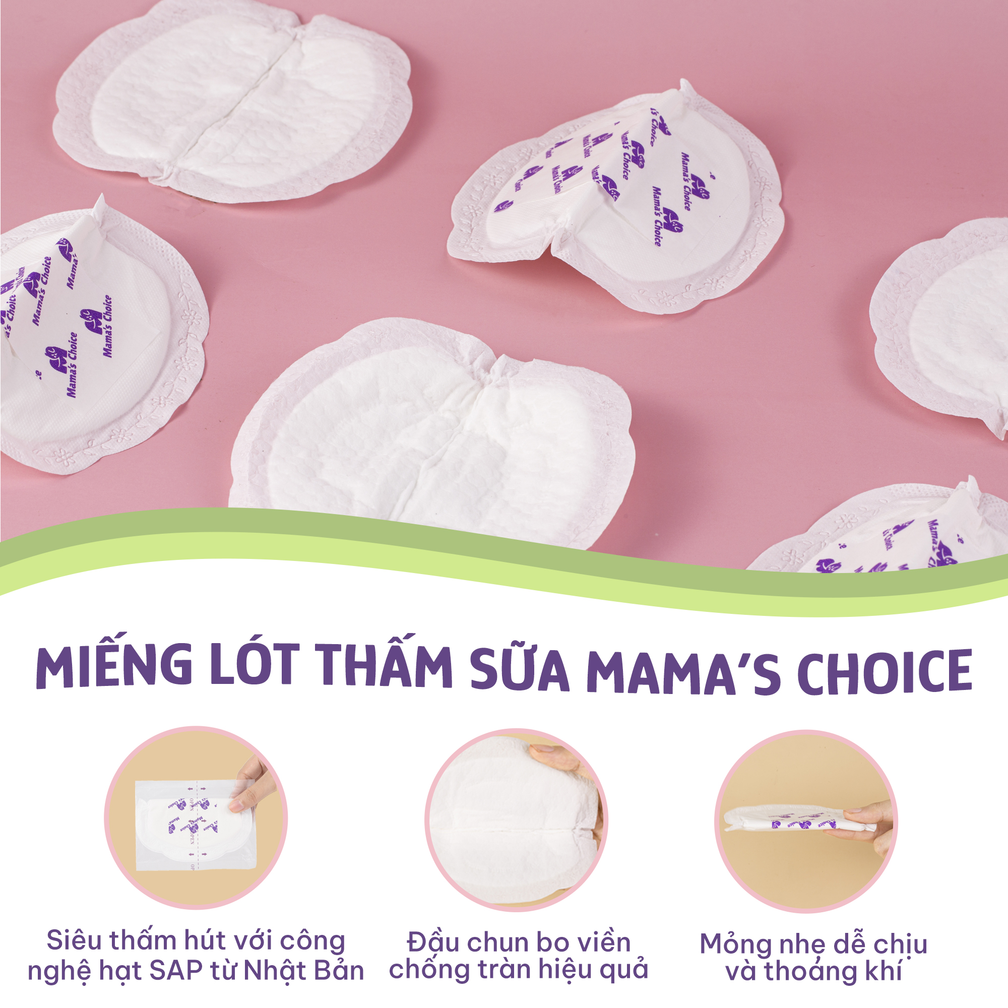 Hình ảnh Combo Cốc Hứng Sữa, Phễu Hứng Sữa và Lót Thấm Sữa Mama's Choice, Tiện Lợi Tiết Kiệm Cho Mẹ Bầu và Sau Sinh