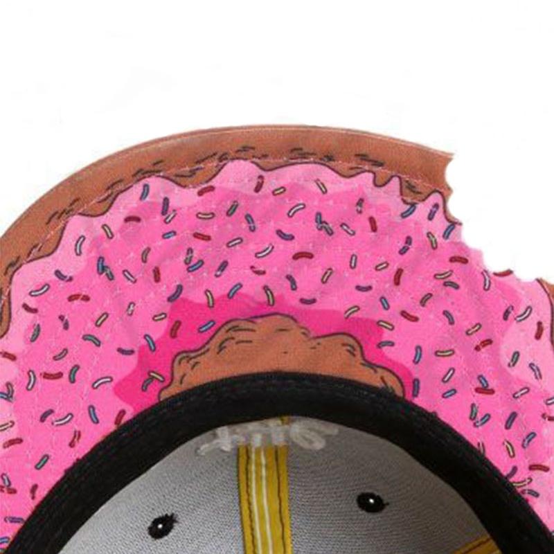 Snack cap men and women pink cap adult headdress hip hop streetwear casual sunscreen baseball cap