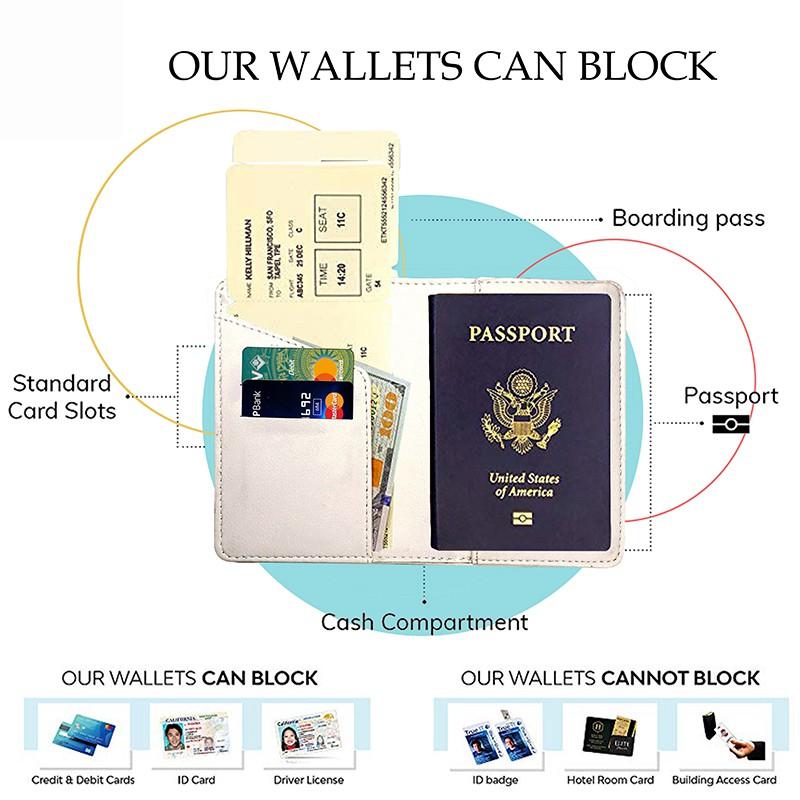 Ví Đựng Passport Du Lịch WONDER WORLD - Bao Da Hộ Chiếu Thiết Kế Độc Đáo - Bền Đẹp - Passport Cover Holder - LT072