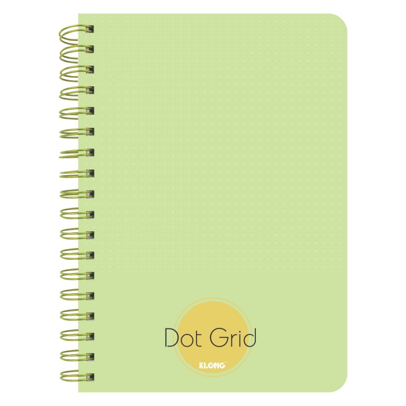 Sổ KLONG Dot Grid lò xo kép B5- ruột chấm 200 trang 120/90; MS: 962