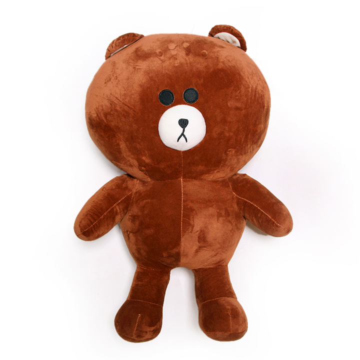 Gấu bông brown 60cm gấu bông sóc nhí đáng yêu - Tặng khẩu trang thời trang vải Su màu ngấu nhiên