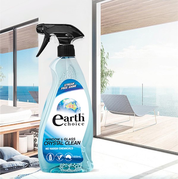 Nước lau kính gốc thực vật hương hoa cúc la mã Earth Choice Úc 600ml