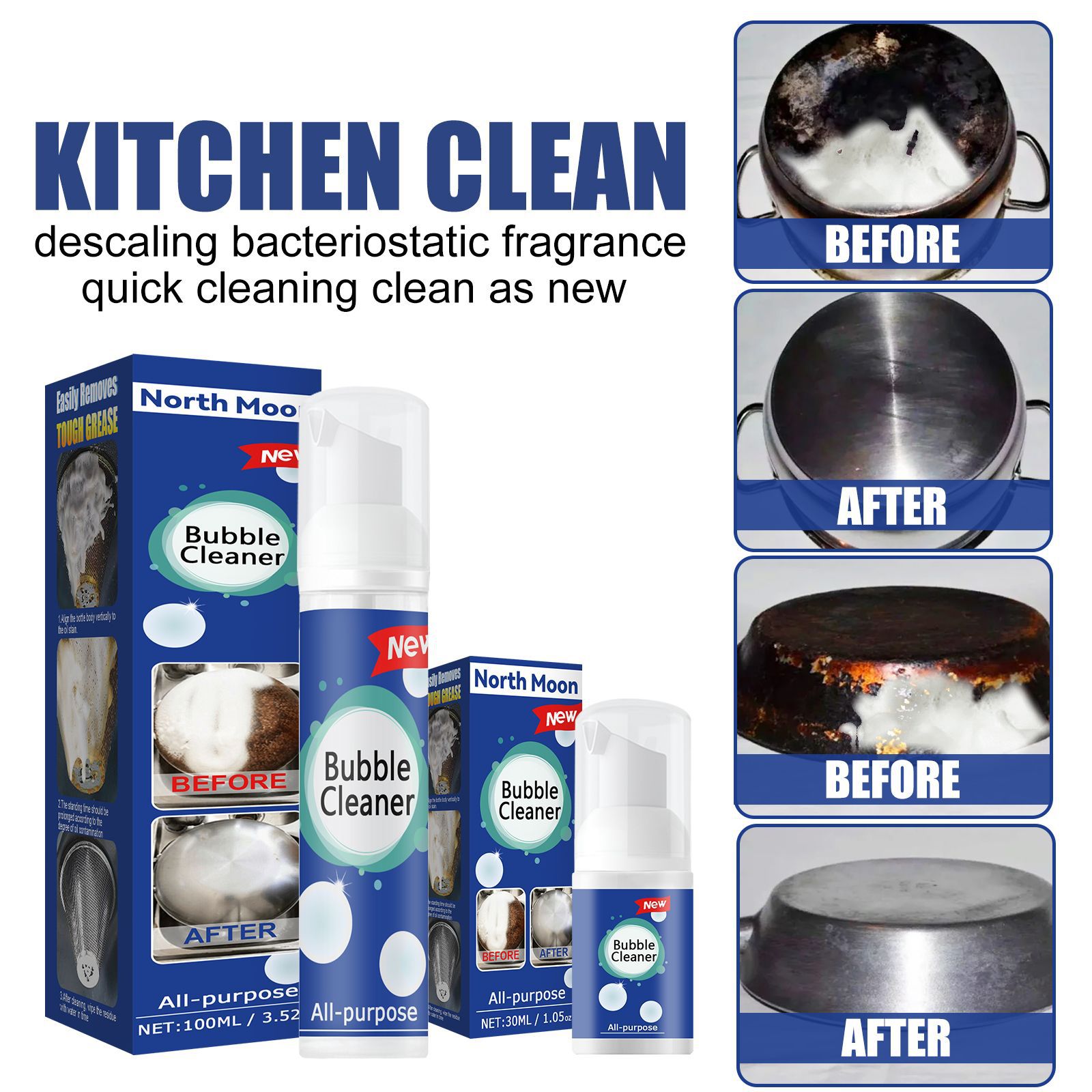 Dung Dịch Tẩy Rửa Dầu Mỡ Siêu Mạnh Foam Kitchen Degreaser 100ml
