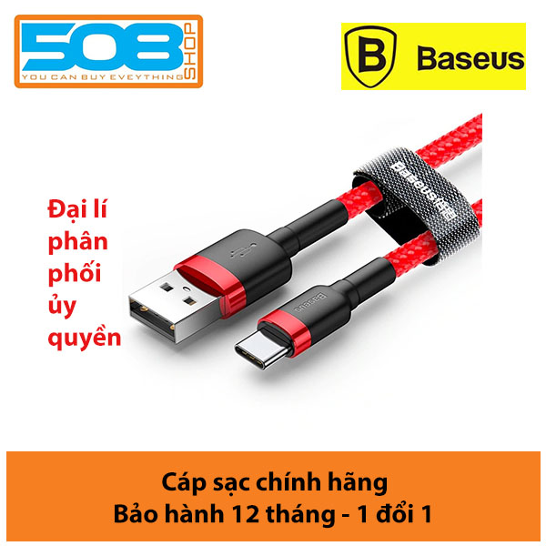 Cáp sạc Type C Baseus 2m - Hàng chính hãng