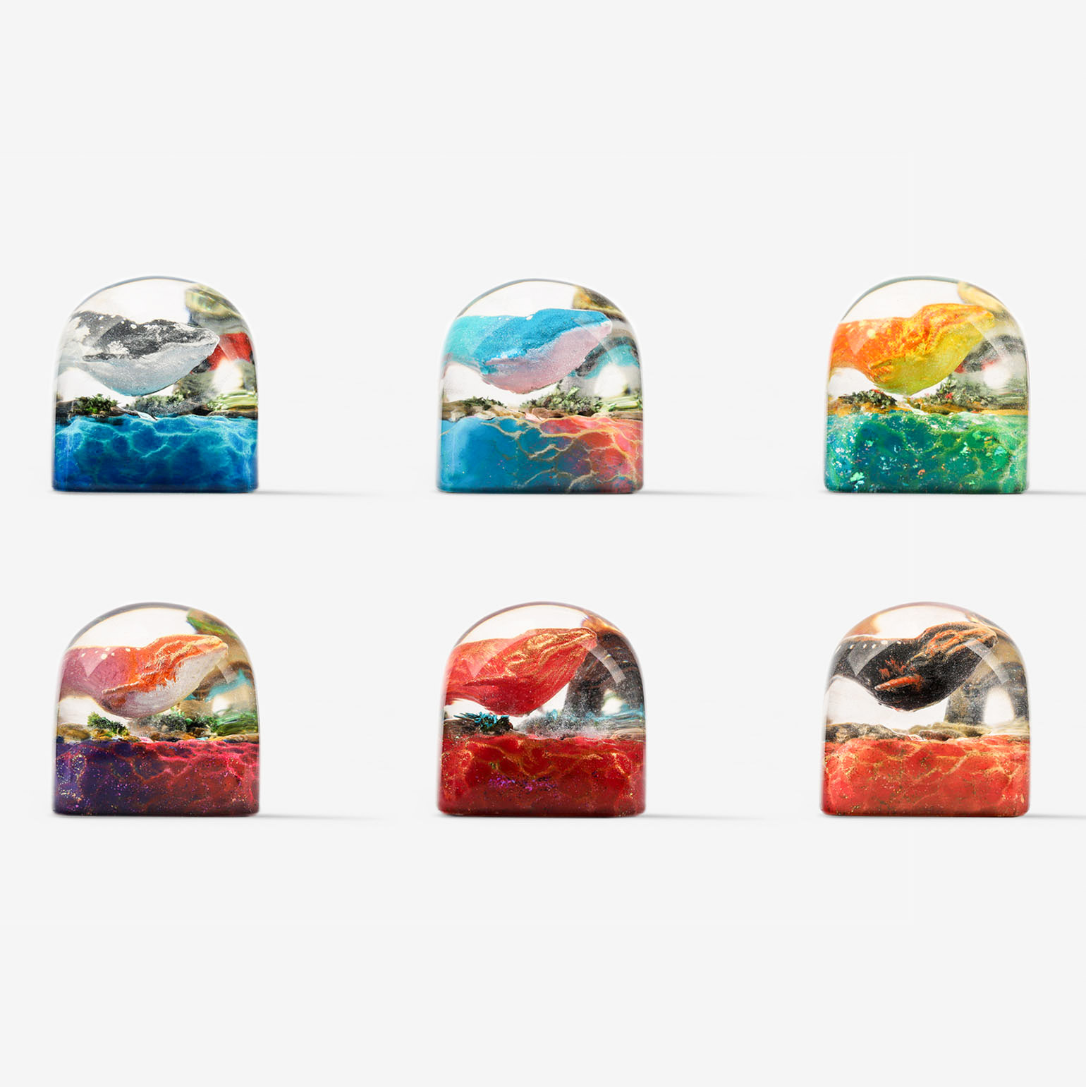 Keycap thủ công Dwarf Factory The Lighthouse Miami (Dom Profile) - Hàng chính hãng