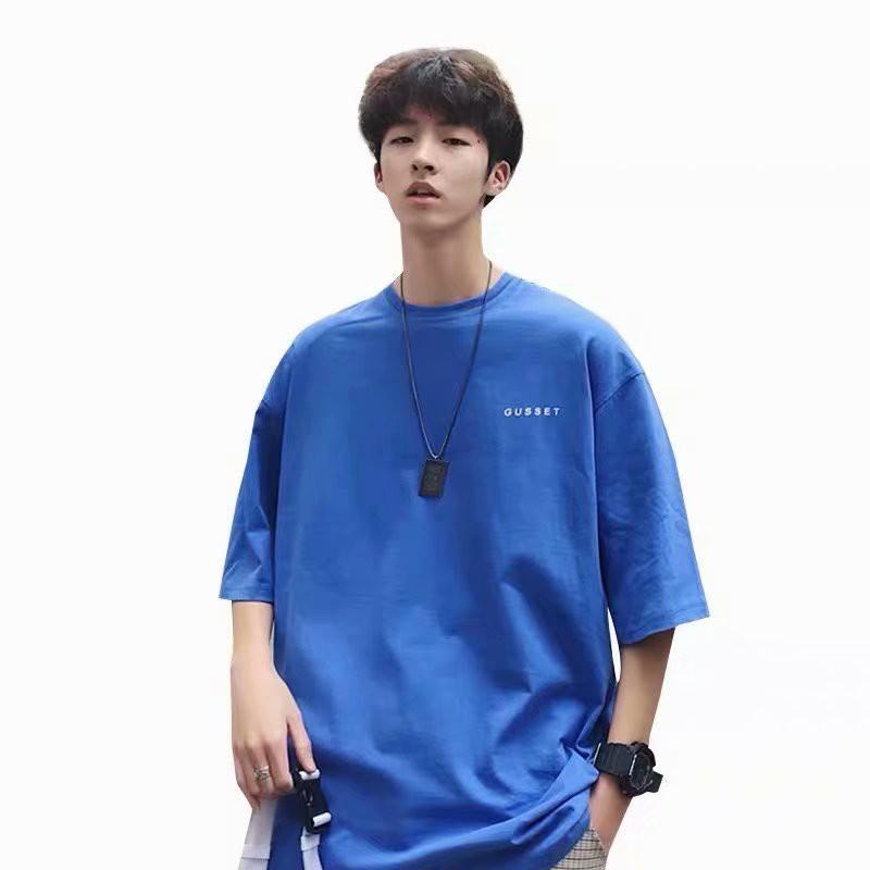 Áo thun ngắn tay đơn giản phong cách năng động trẻ trung cho nam