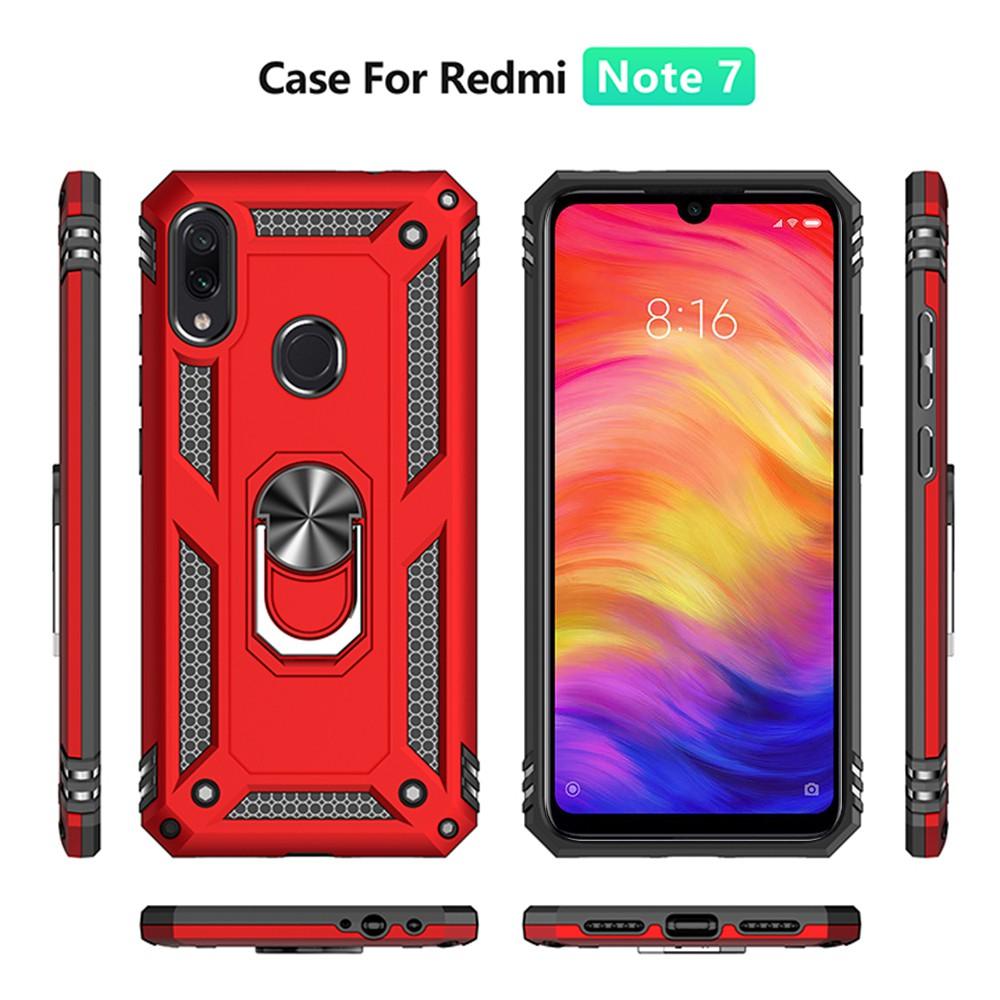 Ốp lưng cho Xiaomi Redmi Note 7 Pro chống sốc 2 lớp kèm nhẫn iring làm giá đỡ