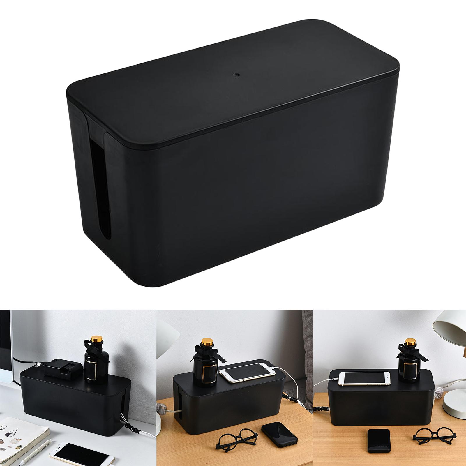 Multi-purpose Cable Tidy Case Management Cord Organizer Wires Keeper Black L