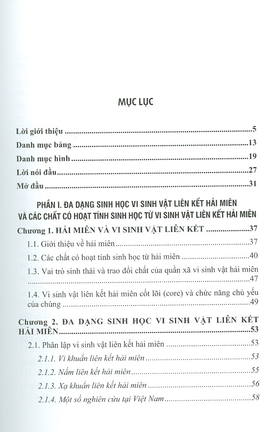 Vi Sinh Vật Liên Kết Hải Miên Biển Miền Trung Việt Nam