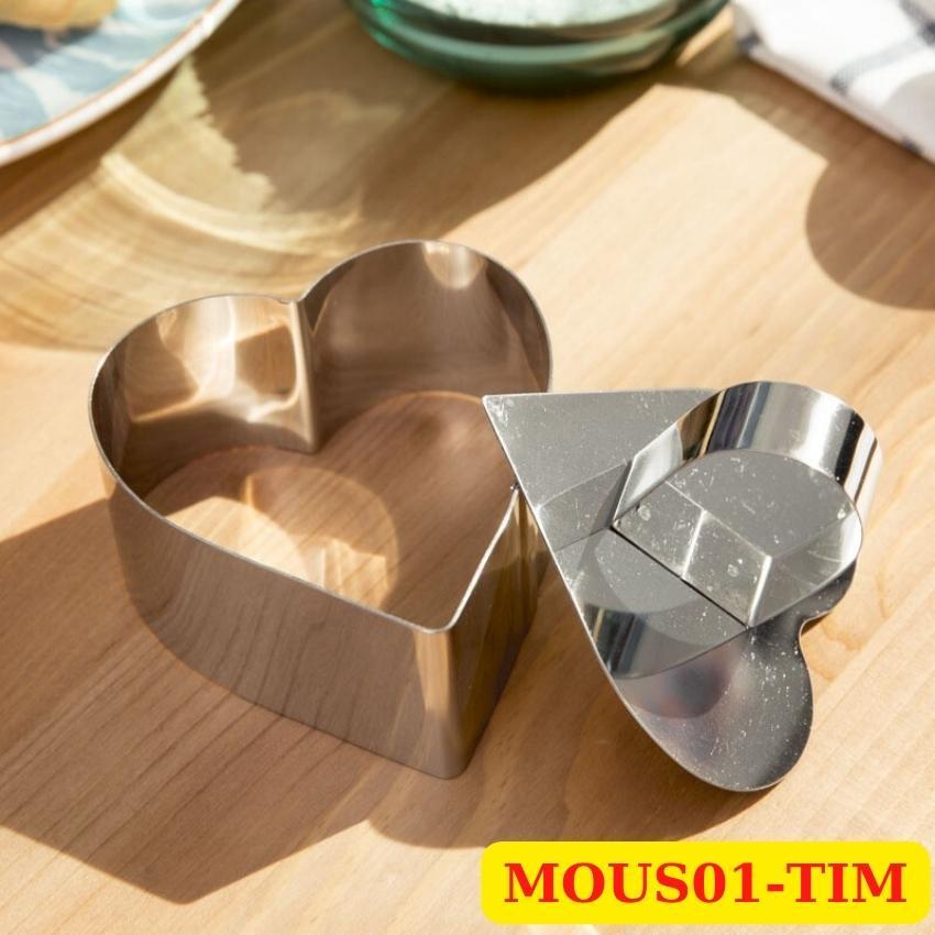 Khuôn RING Mousse Nhấn Cookies Cutter Dụng Cụ Làm Bánh Quy - MOUS01