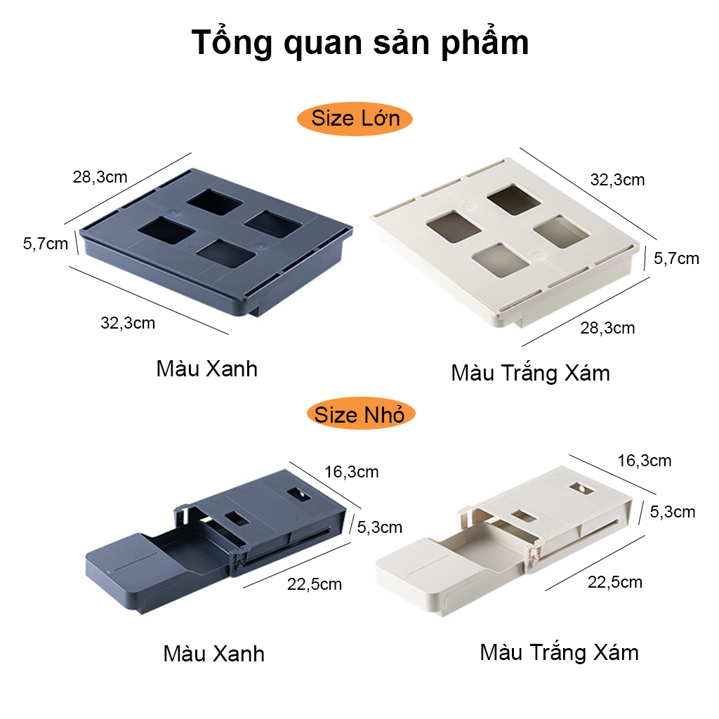 Ngăn Kéo Bàn Làm Việc Đa Năng, Lưu Trữ Các Tài Liệu A4 Và Các Văn Phòng Phẩm Gọn Gàng, Ngăn Nắp