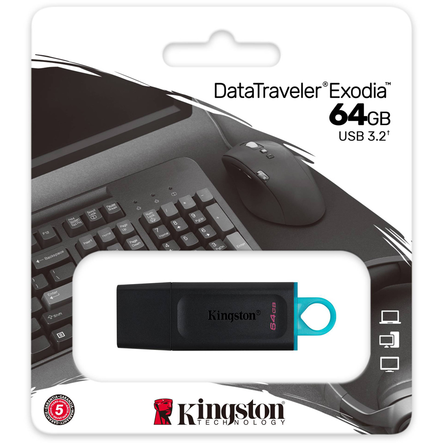 Hình ảnh USB 3.2 Gen 1 Kingston DataTraveler Exodia - Hàng Chính Hãng