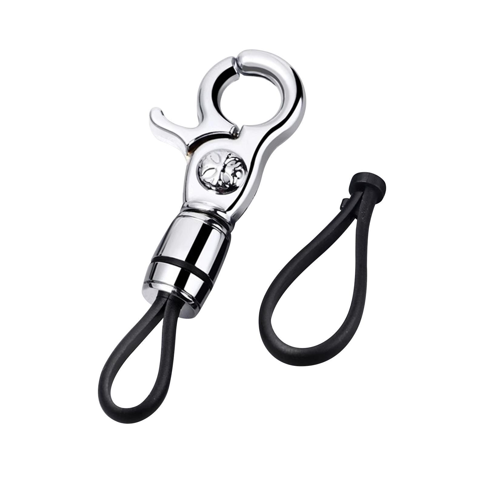 Key Fob Holder Business Keychain ,Heavy Duty ,360 Degree Rotatable,Metal Key , Motorcycle Keychain for Keys Backpack, Husband Boyfriend