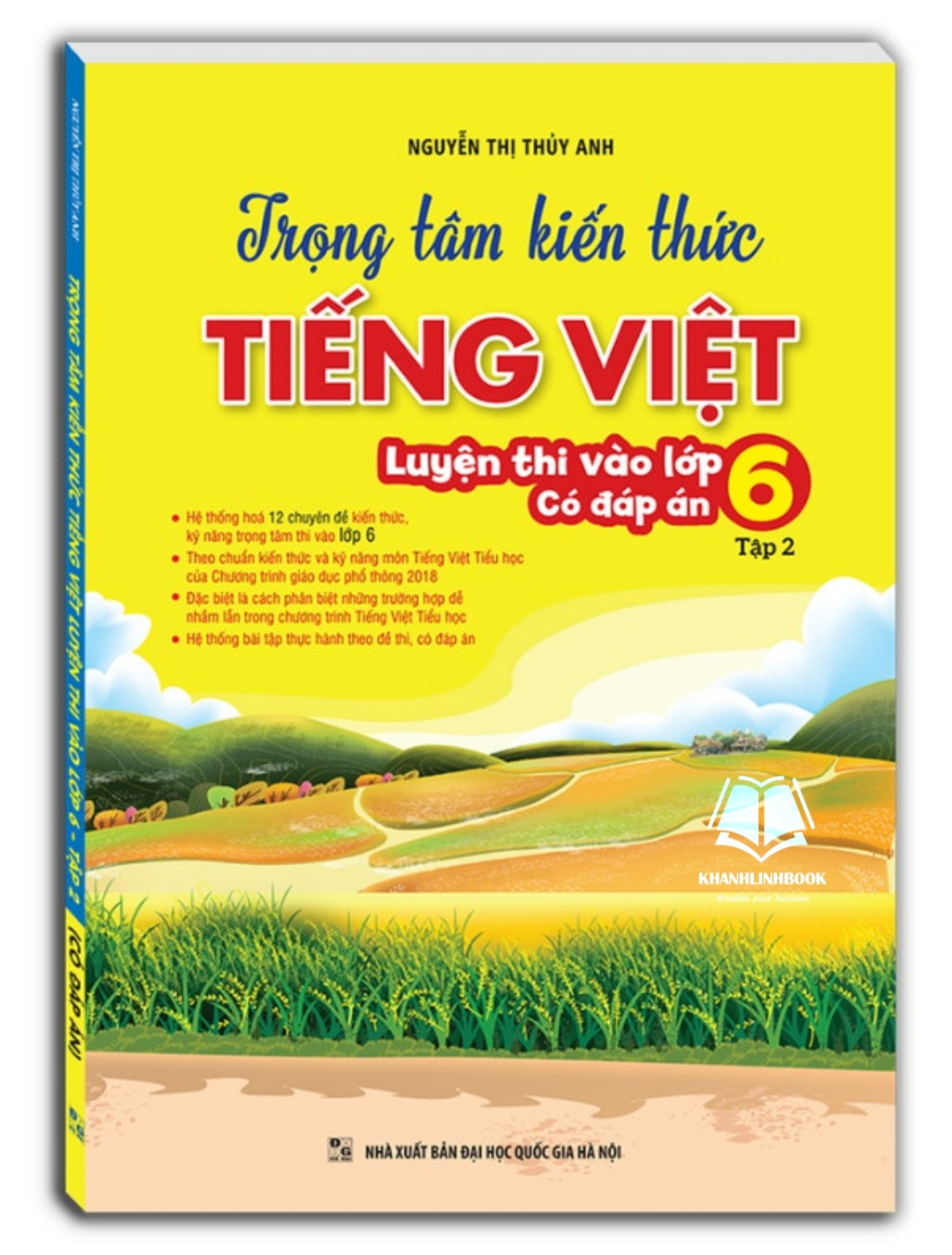 Sách - Trọng tâm kiến thức tiếng việt (luyện thi vào lớp 6) tập 2 (có đáp án)