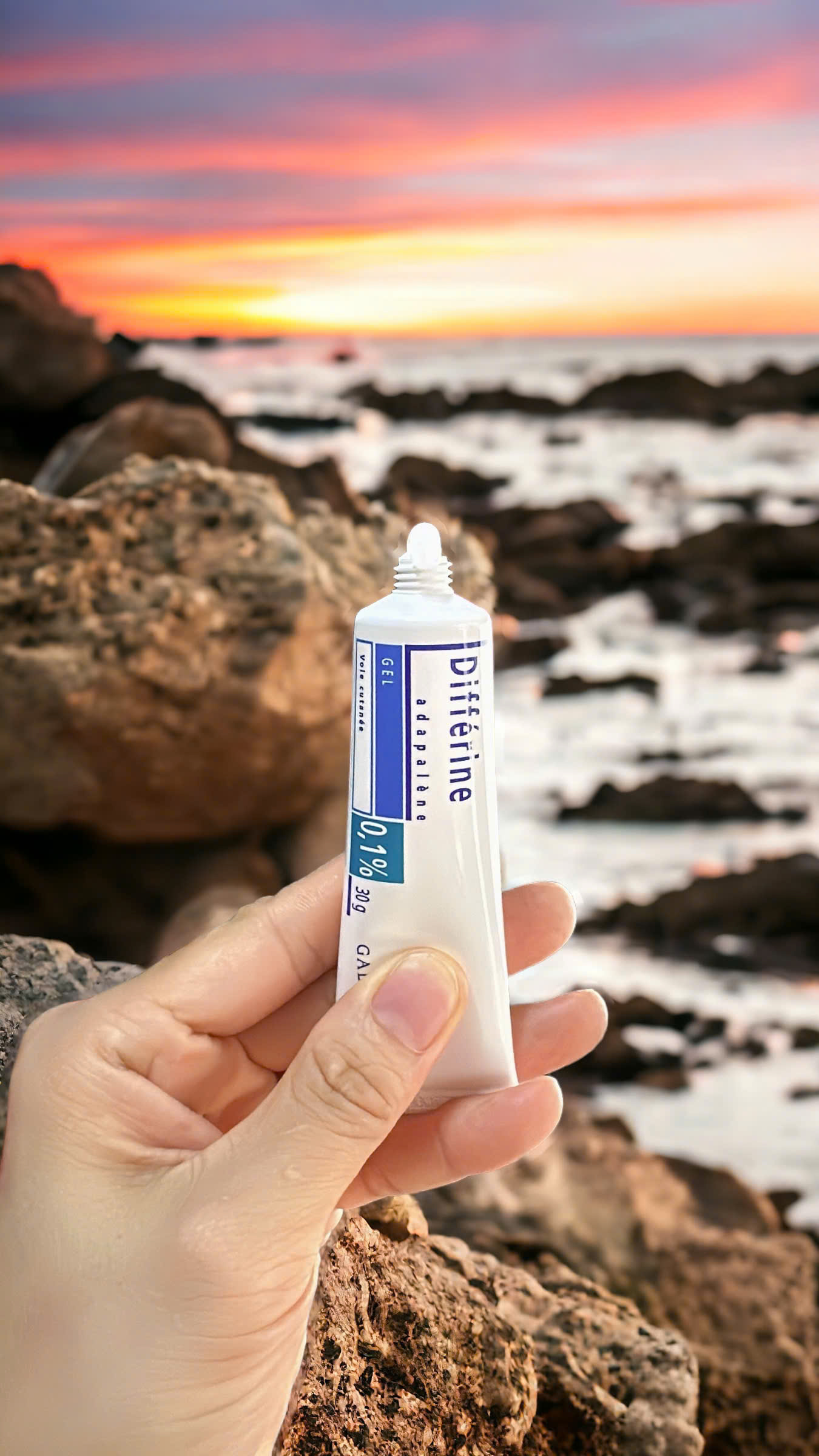 Gel hỗ trợ giảm mụn Differin Cream 0.1% Adapalene tuýp 30 gram(Hàng nội địa Pháp)