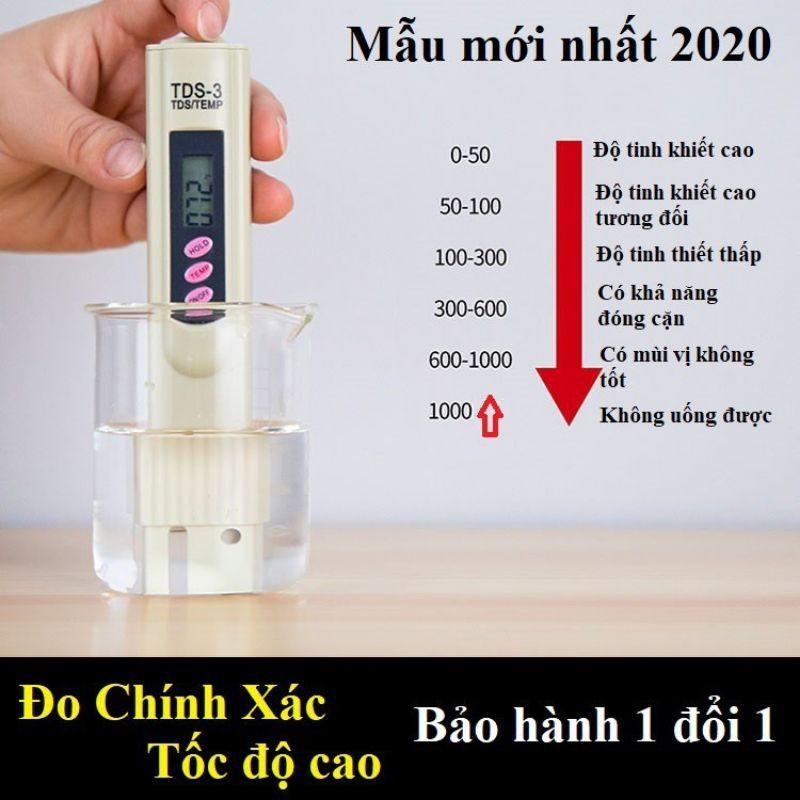 Bút đo nước sạch sinh hoạt, nước hồ cá, tép - Bút đo thử nước sạch độ chính xác cao, tiện lợi, dễ sử dụng.
