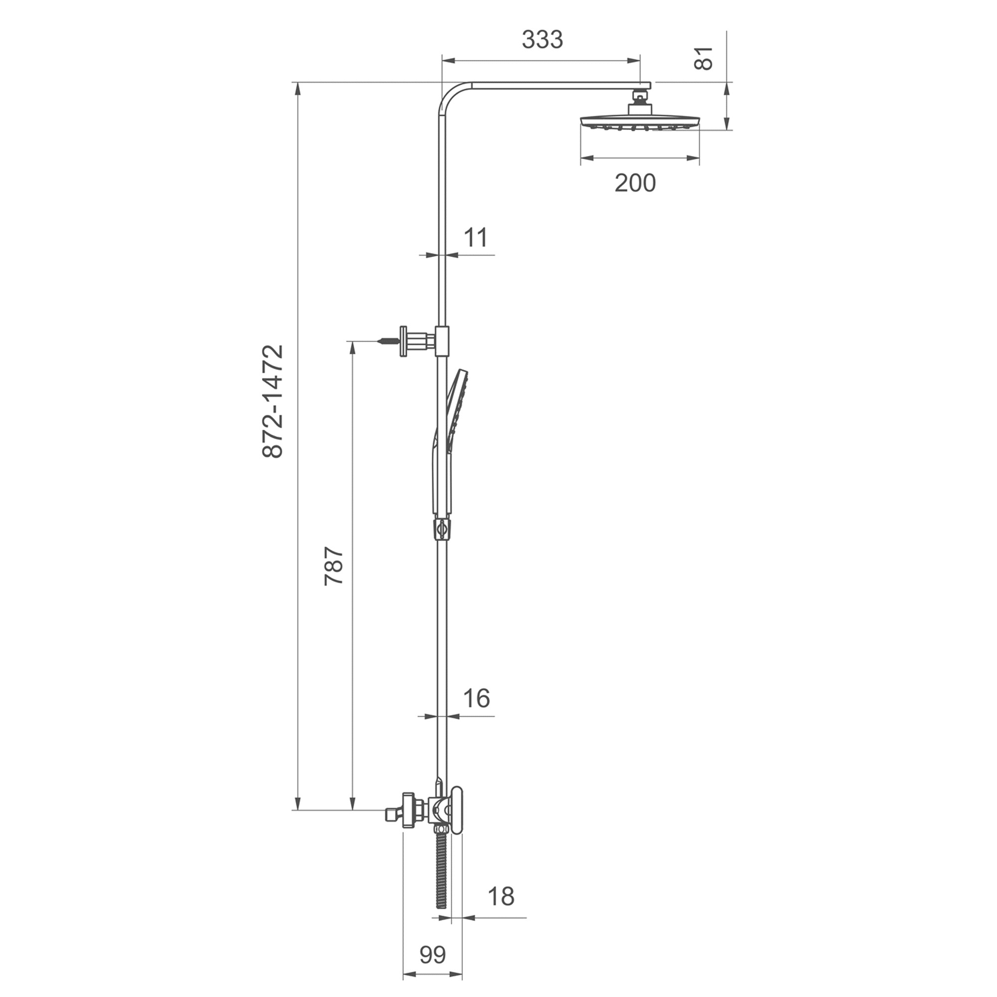 Sen cây tắm khóa nhiệt độ Gappo G2495-6