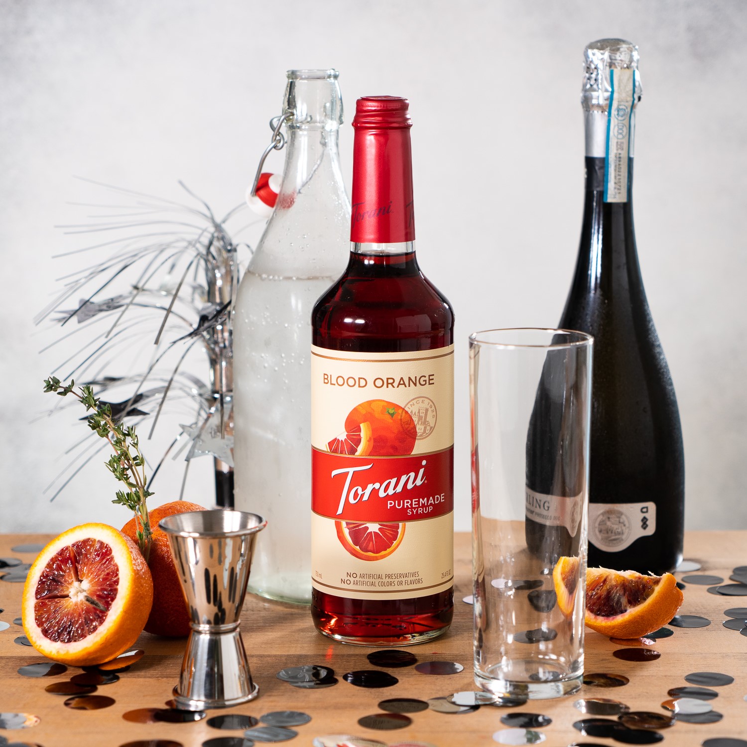 Sirô Torani Puremade Cam Đỏ - Blood Orange Syrup