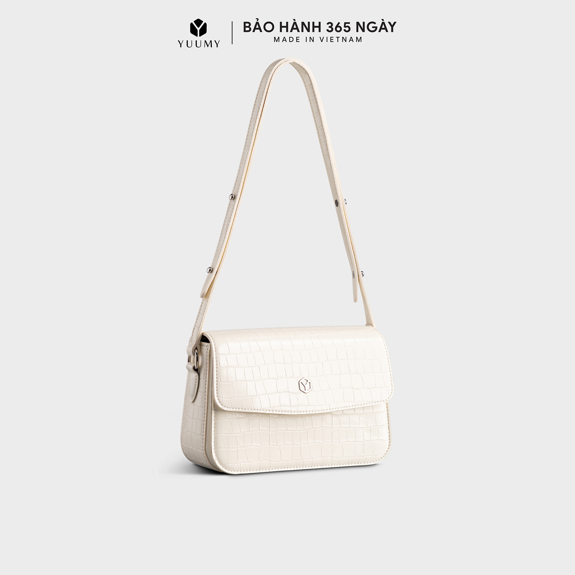 Túi Yuumy ( Thời trang nữ nắp gập khóa nam châm size 21 - Túi đeo chéo da Seasand YN175 )