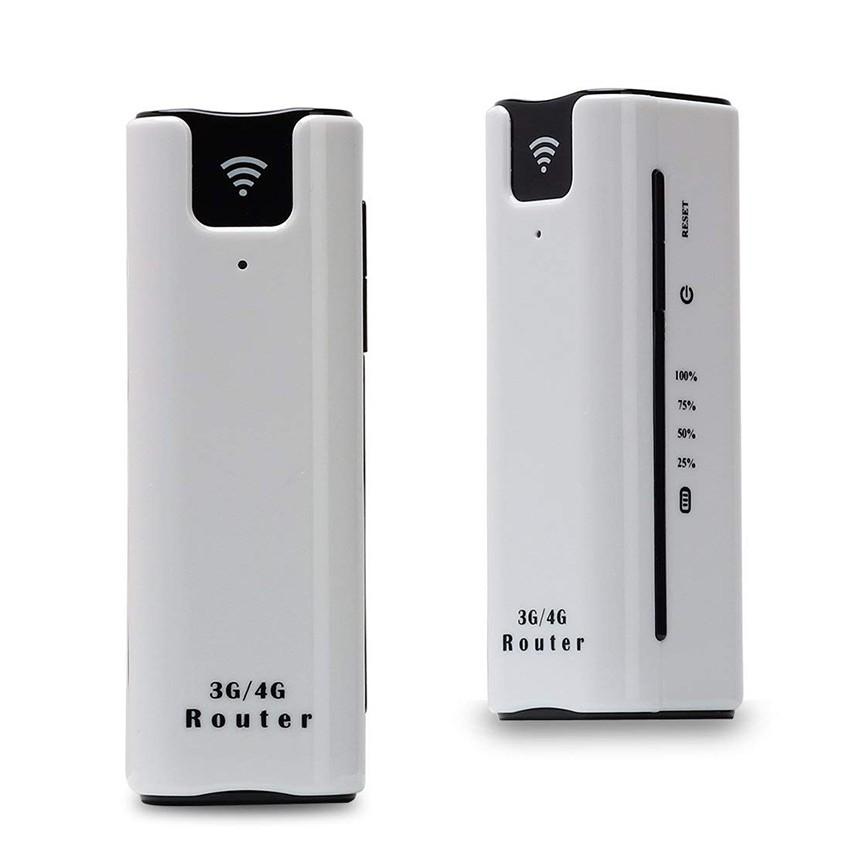 THIẾT BỊ PHÁT WIFI 3G/4G, SẠC DỰ PHÒNG 2200 mAh MOBILE POWER ROUTER