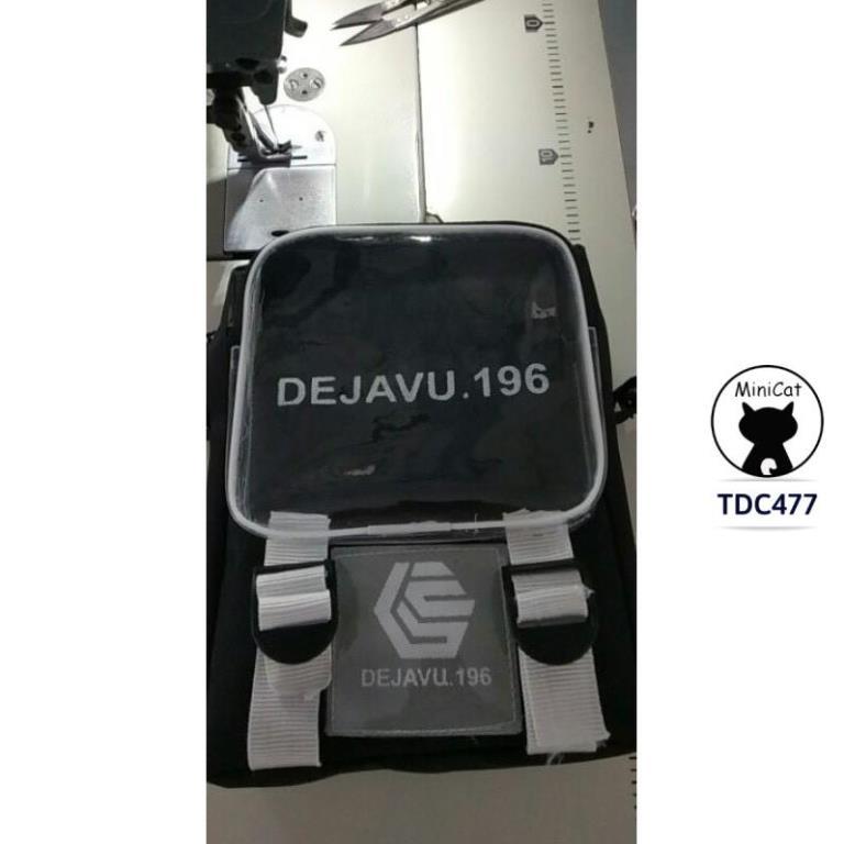 Túi đeo chéo, túi đeo vai vải canvas nam nữ phong cách Hàn siêu xinh MiniCat TDC477