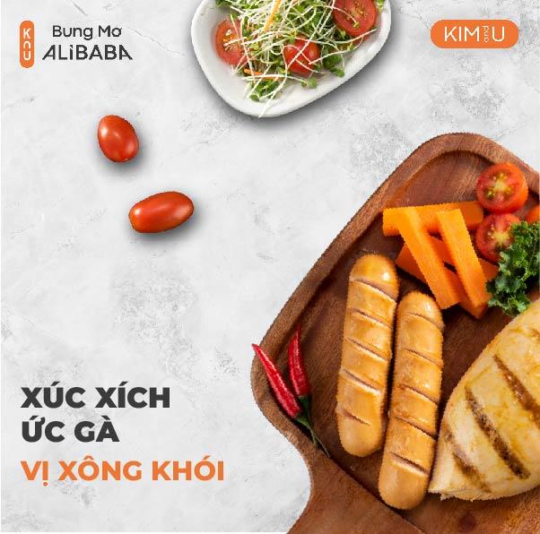 Xúc Xích Ức Gà Xông Khói Hàn Quốc Ăn Liền Healthy Tăng Cơ Giảm Cân - Gói 100g