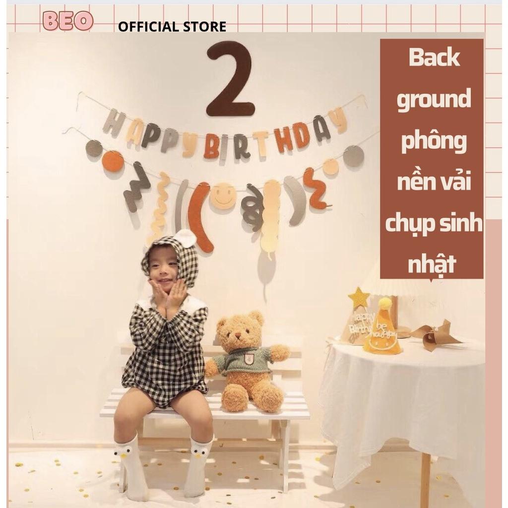 Vải Phông nền sinh nhật chụp ảnh, phông nền vải trơn, background Happy birthday lookbook và livetream, decor , rèm cửa