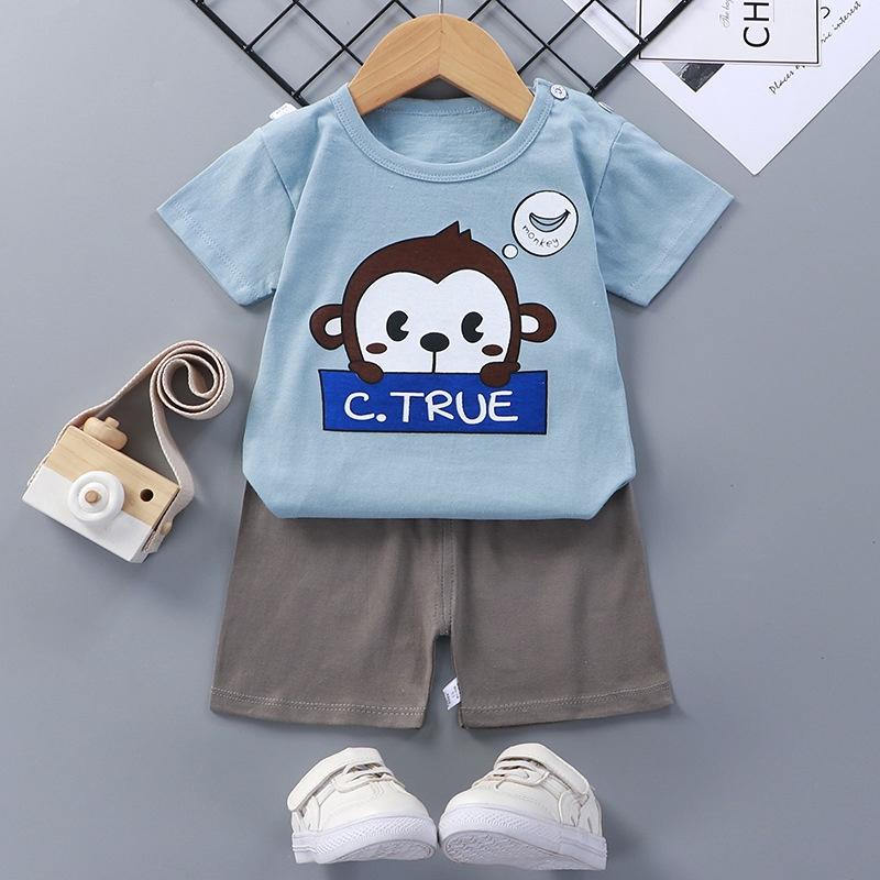 Bộ cộc tay cho bé chất cotton siêu mát hình in sắc nét cam kết đẹp y hệt ảnh link 2