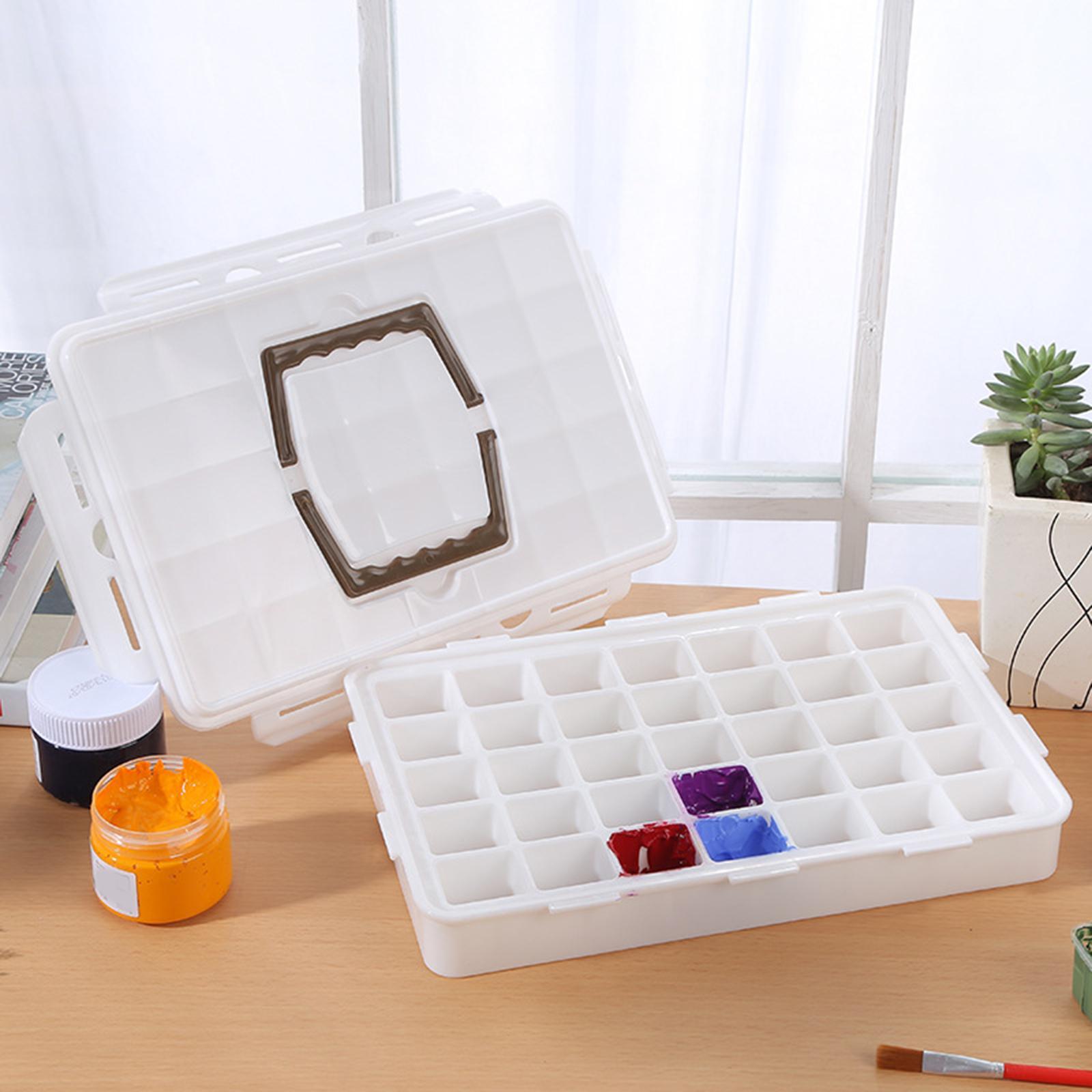 35 Compartments Paint Palette Painting Tray for Watercolor Oil Paint Gouache