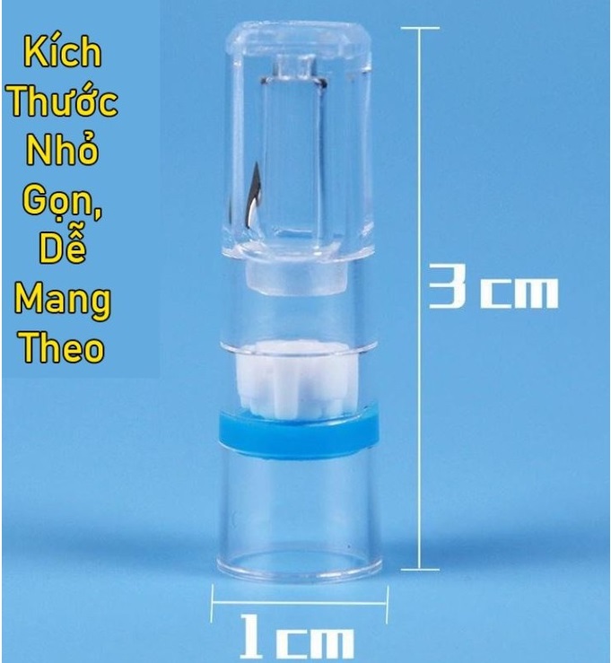 Hộp 100 đầu lọc thuốc bảo vệ sức khỏe, Kèm 4 ron chuyển loại nhỏ