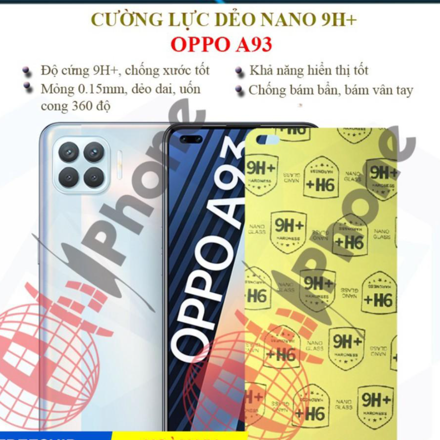 Dán cường lực dẻo nano dành cho OPPO A93