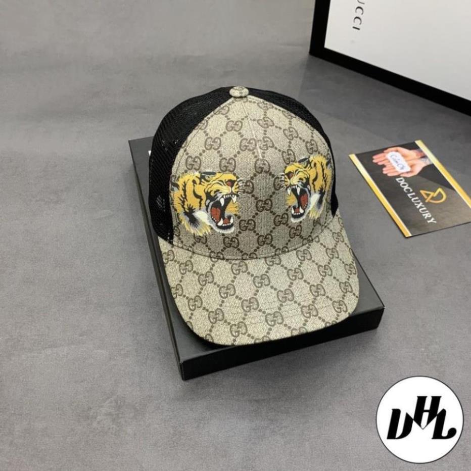 (VIDEO) Mũ lưỡi trai, nón kết nam nữ GUCI SONG HỔ TIGER vải Canvas siêu chất và ngầu (Ảnh thật)