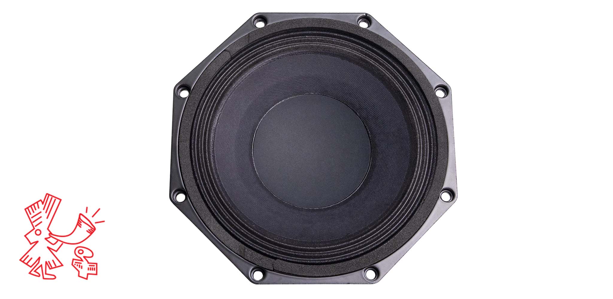 8NMB750 Củ loa Bass 8inch - 2 tấc Neodymium 350W 8Ω 18 Sound- HÀNG CHÍNH HÃNG