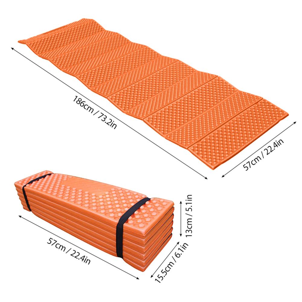 Portable Foam Camping Sleeping Pad Moisture-proof Lightweight Folding Camping Pad Mattress for Outdoor Hiking Backpacking Picnic