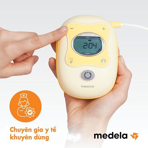 Máy hút sữa điện đôi Medela Freestyle, công nghệ 2-Phase Expression, nhiều sữa hơn, tiết kiệm thời gian, có pin sạc