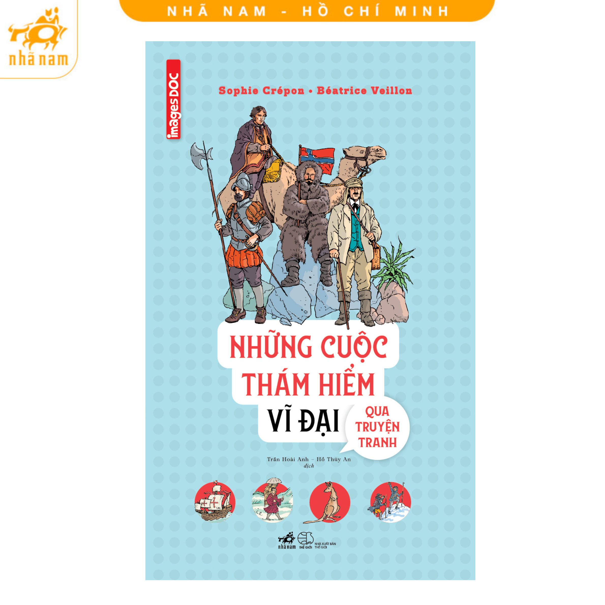 Sách - Những Cuộc Thám Hiểm Vĩ Đại Qua Truyện Tranh (Nhã Nam HCM)