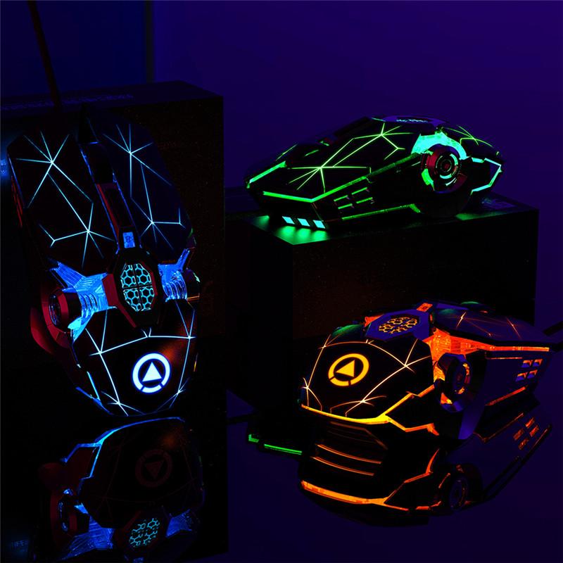 Chuột Chơi Game Sạc Không Dây Silicon LED Backlit Quang Công Thái Học Dành Cho Máy Tính Laptop Máy Tính