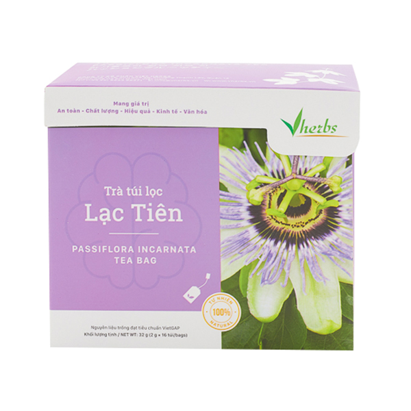 Trà Lạc Tiên Vherbs (16 Túi x 2g)