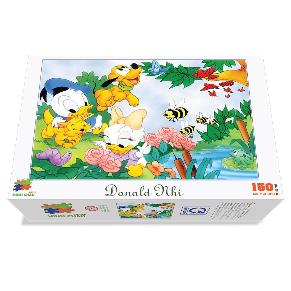 Bộ ghép hình hộp 150 mảnh-Donald Nhí