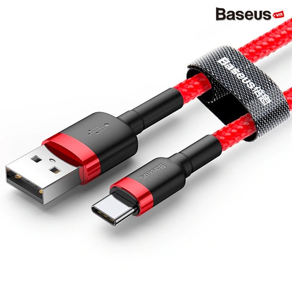 Cáp dây dù chân Type C chính hãng Baseus Kevlar dài 2m