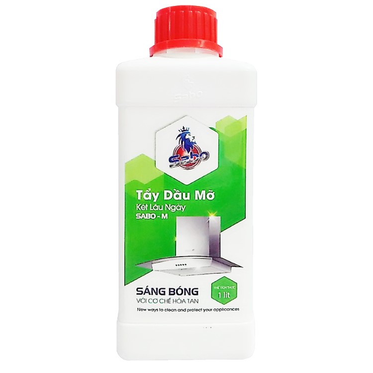 Tẩy Dầu Mỡ Bám Két Lưới Lọc Máy Hút Mùi Chai 1 Lít