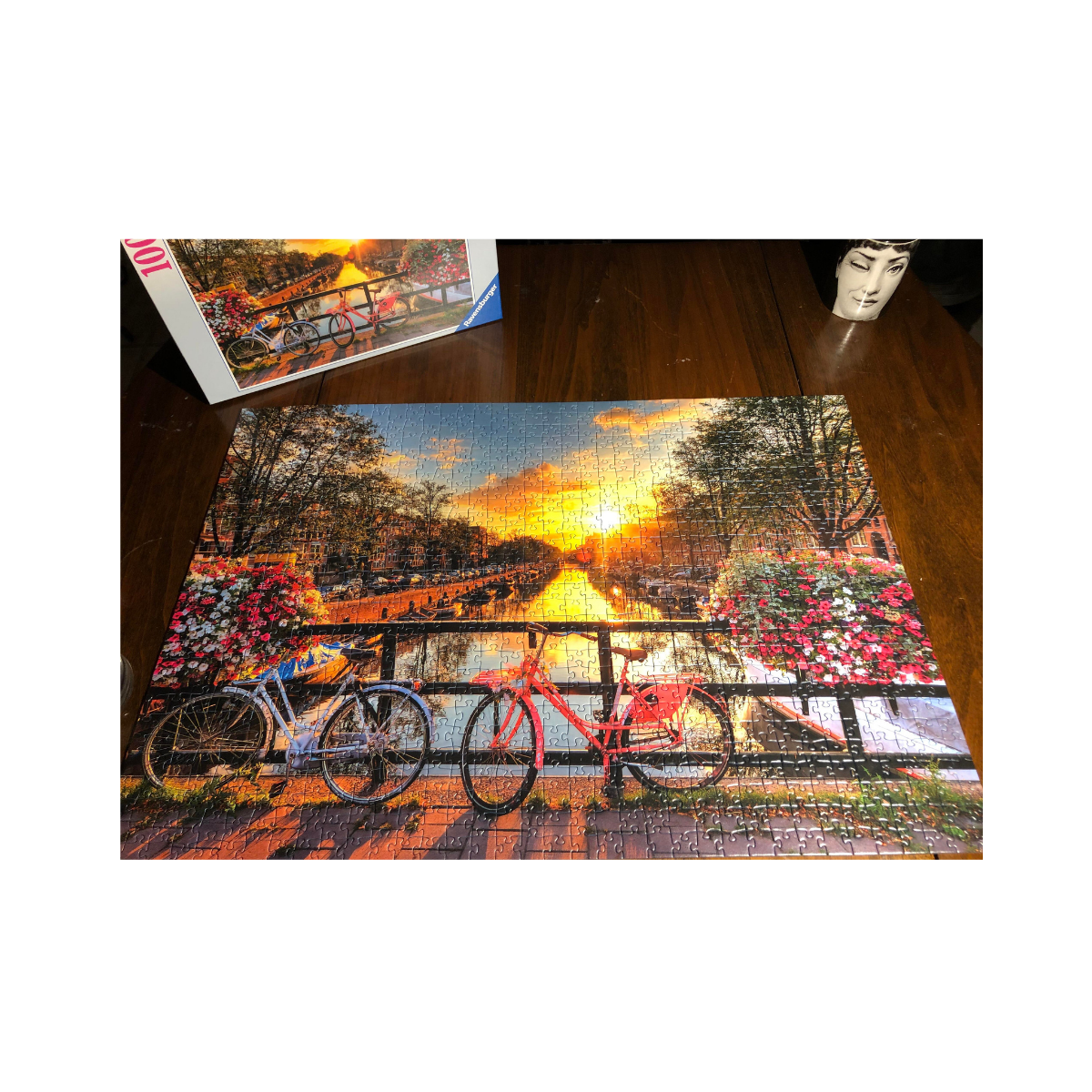 Xếp hình puzzle Bicycles in Amsterdam 1000 mảnh RAVENSBURGER 196067