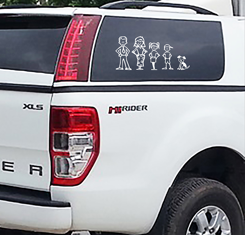 Tem decal dán ô tô Family_Car_24